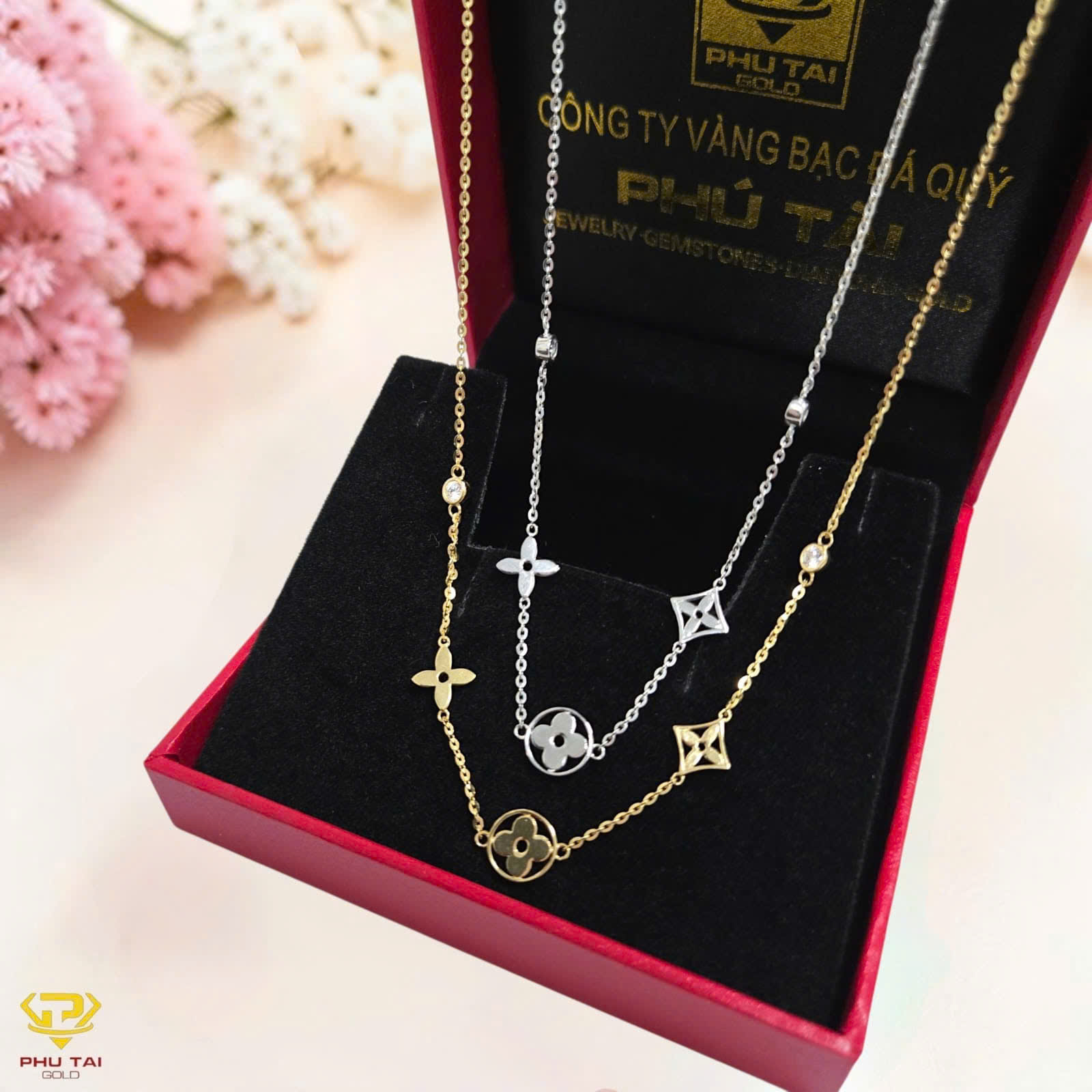 Dây chuyền nữ vàng tây (mã DN 52310)